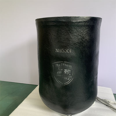 Melting Casting Of Metals And Alloys Low Thermal Shock Resistance Graphite Casting Crucible
