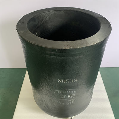 Melting Casting Of Metals And Alloys Low Thermal Shock Resistance Graphite Casting Crucible