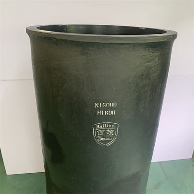High Temp SiC Graphite Crucible 1600°C Metal Melting - 10" Dia Thermal Shock Resistant