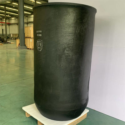 High Temp SiC Graphite Crucible 1600°C Metal Melting - 10" Dia Thermal Shock Resistant