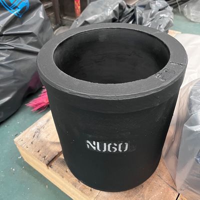 100-500 kg SiC Graphite Crucibles for Metal Induction Melting Designed for High Temperature Melting and Casting Applications