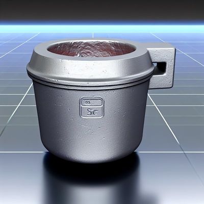 High-Purity Copper Melting and Refining Process Silicon Carbide Graphite Crucible for Copper Melting Optimal Performance