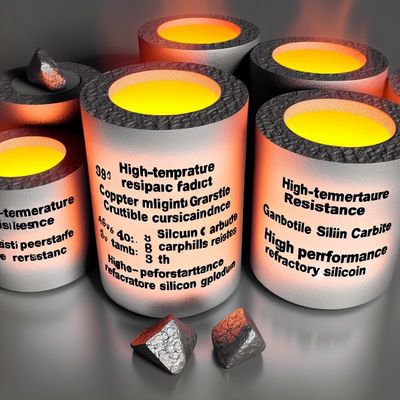 High-Temperature Copper Melting Graphite Crucible Fire Resistant Silicon Carbide Crucible for High-Performance Refractory