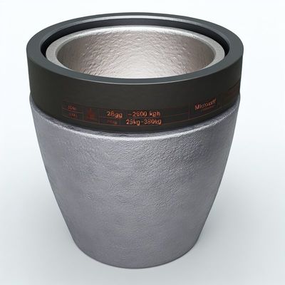 Thermal Shock Resistant Silicon Carbide Graphite Crucible for Copper Melting 250kg and 350kg Sizes Refractory Sic Ceramic Material