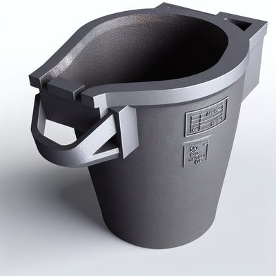 100-500 kg SiC Graphite Crucibles for Metal Induction Melting Designed for High Temperature Melting and Casting Applications