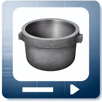 Industrial Grade Silicon Carbide Graphite Crucible for High Temperature Resistant Metal Melting Operations