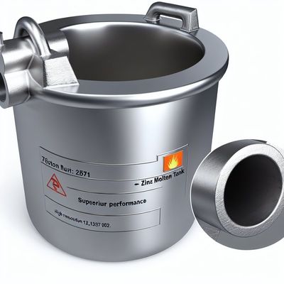 Top-Notch Metal Melting Crucible for Zinc Molten Tank with Superior Performance