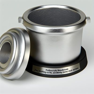 Smooth Surface Zinc Melting Crucible with Customizable Size and Excellent Thermal Shock Resistance Graphite Material