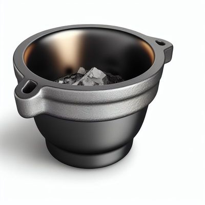 Durable Gold Melting Crucible with High-Performance Silicon Carbide Graphite Material Perfect for Gold Melting