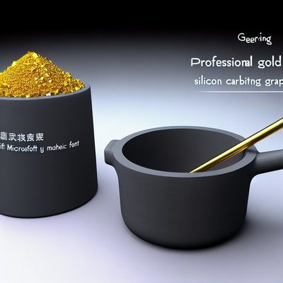Durable Gold Melting Crucible with High-Performance Silicon Carbide Graphite Material Perfect for Gold Melting