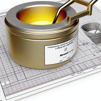 High-Performance Professional Gold Melting Crucible with Silicon Carbide Graphite Material for Refining