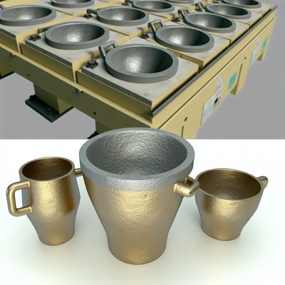 High-Performance Professional Gold Melting Crucible with Silicon Carbide Graphite Material for Refining