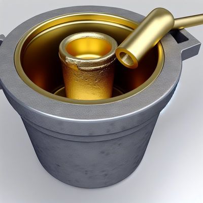 Industrial-Grade Gold Melting Crucible with Silicon Carbide Graphite Construction for High-Temperature Processes