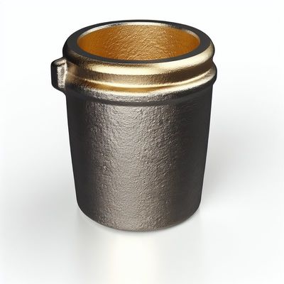 Industrial-Grade Gold Melting Crucible with Silicon Carbide Graphite Construction for High-Temperature Processes