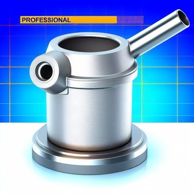 Silicon Carbide Graphite and Clay Graphite Crucible with Pouring Nozzle for Durability and Efficiency in Metal Casting Operations
