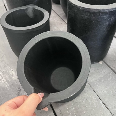 Silicon Carbide Graphite Crucible for Gold Melting High Thermal Conductivity