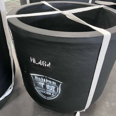 Vitrified Glazed Surface Graphite Clay Crucible for Anti-Erosion Non-Ferrous Metal Casting
