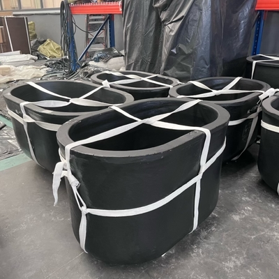 Melting And Casting Zinc Crucible For1600℃ Temperature Metal Melting Processes