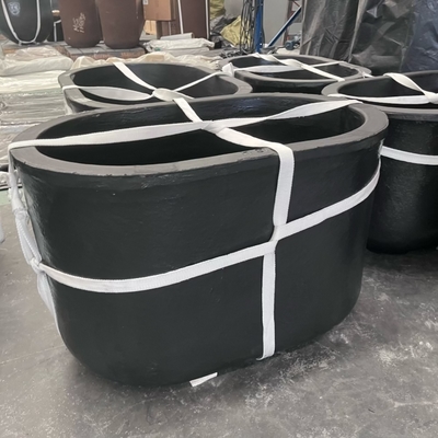 Melting And Casting Zinc Crucible For1600℃ Temperature Metal Melting Processes