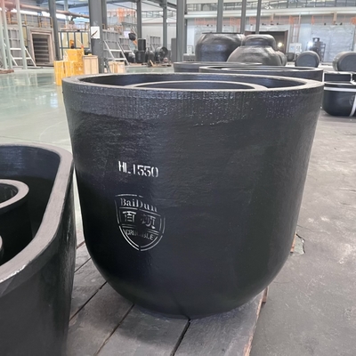 Creuset en graphite et argile pour la fusion des métaux à haute température