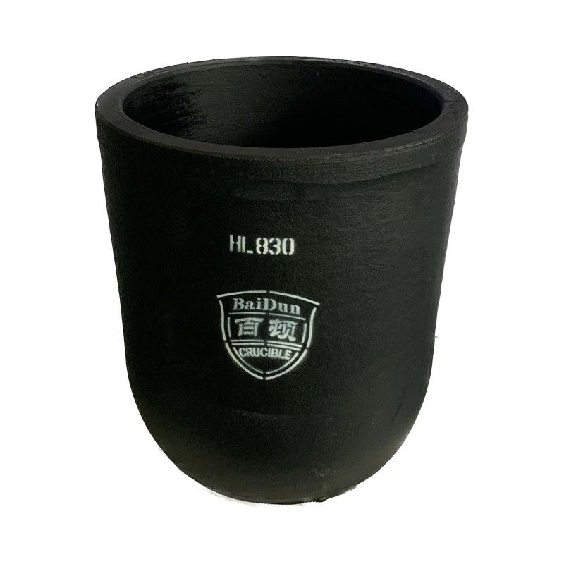 High Oxidation Resistance Silicon Carbide Graphite Conventional Circular Type Crucible Metal Melting