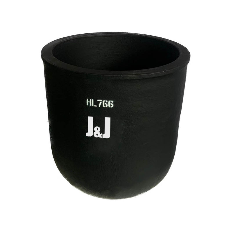 Uniform Heating Round Conventional Type Crucible Outstanding Corrosion Resistance