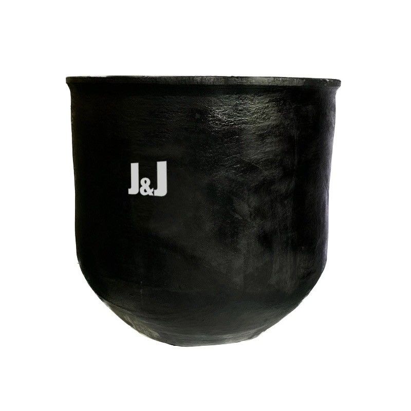 Circular Conventional Type Crucible Corrosion Resistance Round Crucible Melting Pot