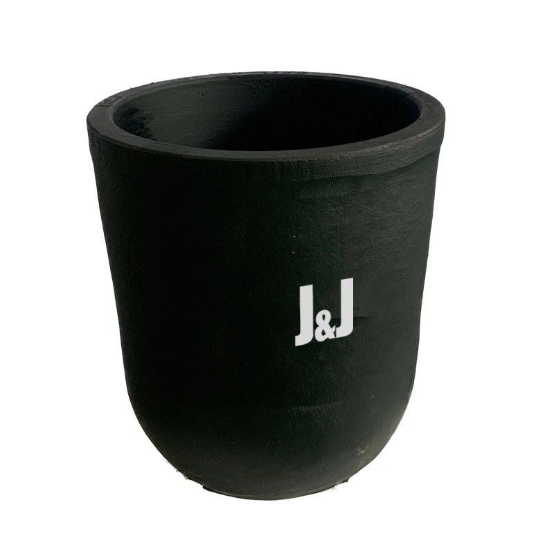Non Closure Type Graphite Crucible Accessories For Metal Melting