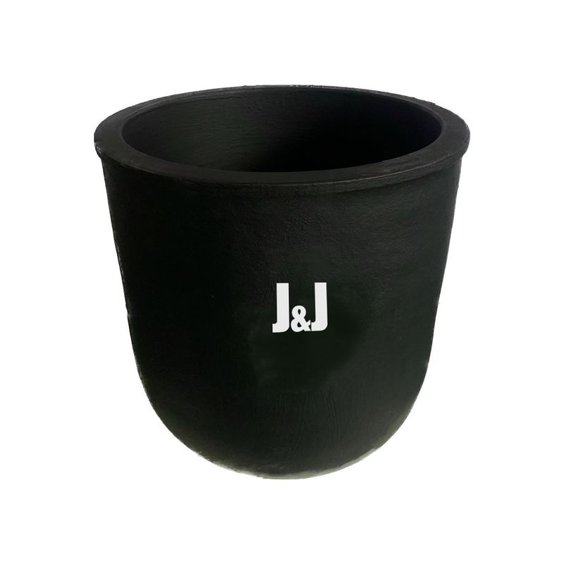 Silicon Carbide Round Conventional Type Crucible 2.21 - 2.25 G/Cm3 Density