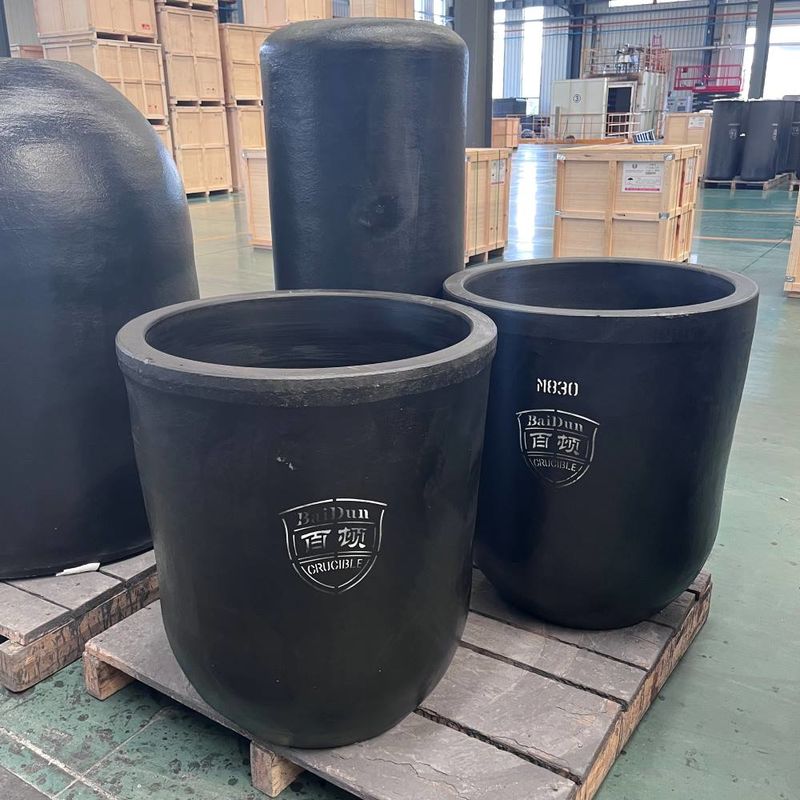 Industrial Grade Silicon Carbide Graphite Crucible for High Temperature Resistant Metal Melting Operations