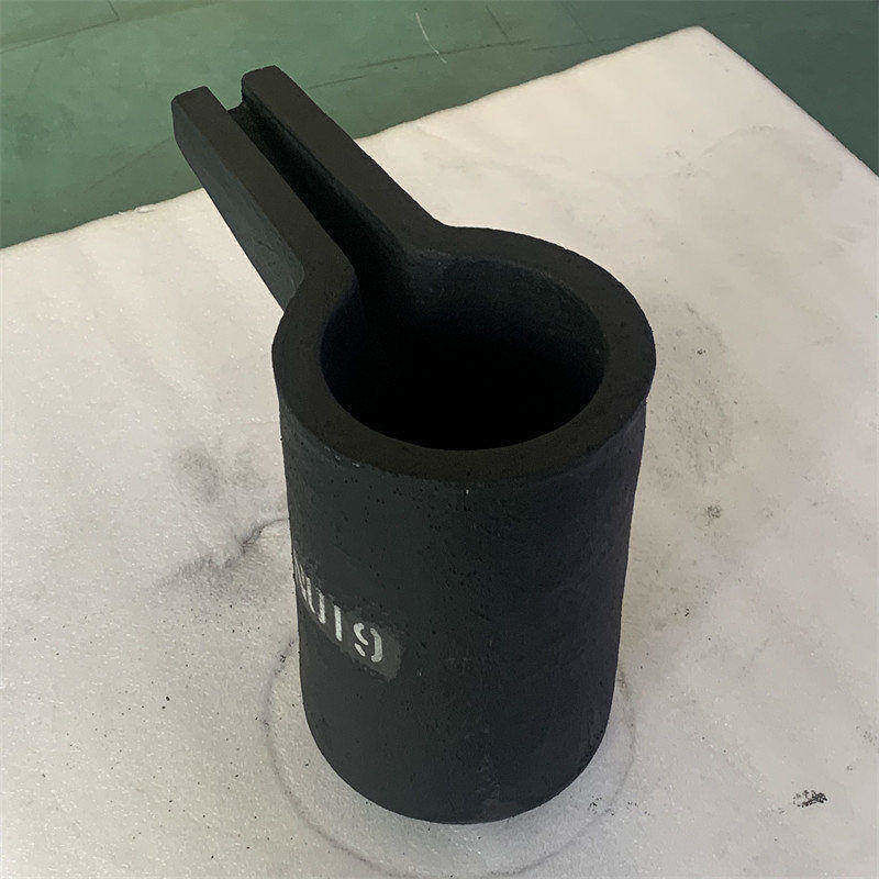 48% Graphite Chemical Stability and High Capacity SiC Carbide Graphite with Pouring Nozzle for Precise Metal Pouring